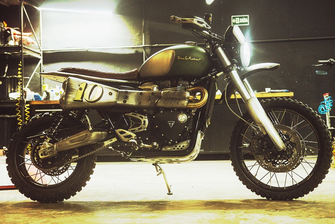 Leilão brasileiro da Triumph customizada Leilão brasileiro da Triumph customizada
